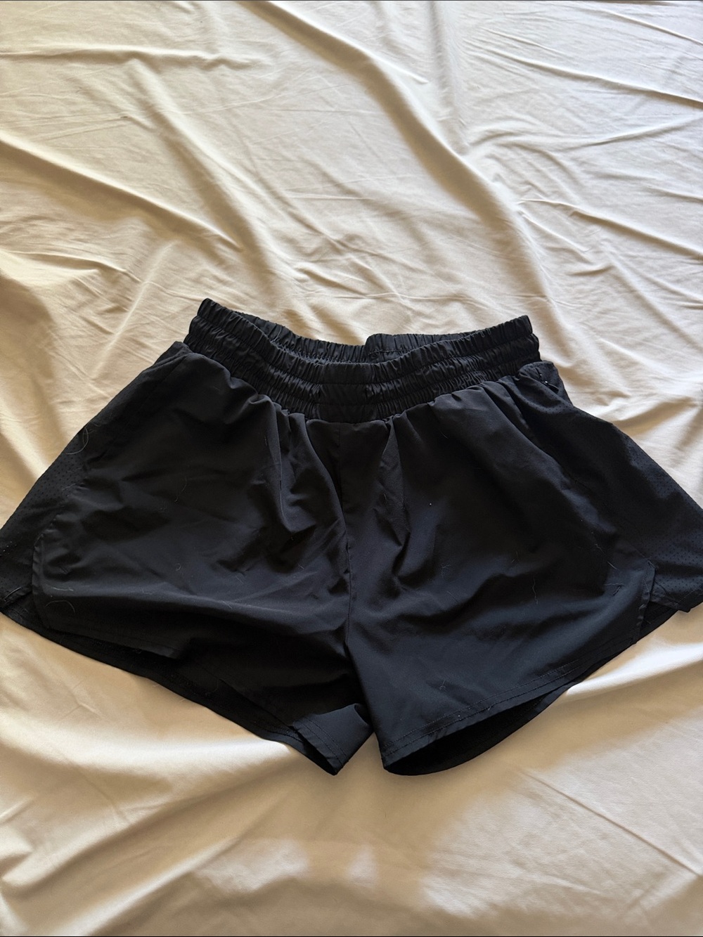 Mondetta Black Women's Athletic Running Shorts